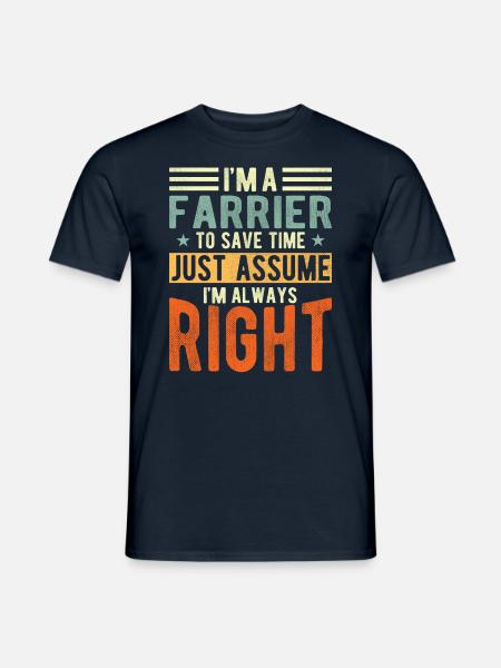 Huffen - Männer T-Shirt - Navy