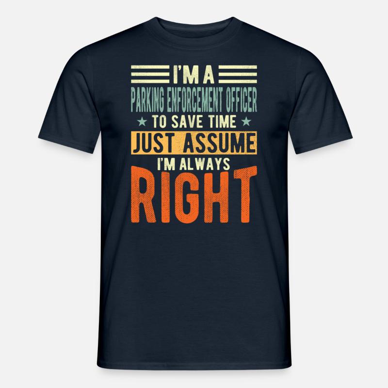 Parkbeamter - Männer T-Shirt - Navy