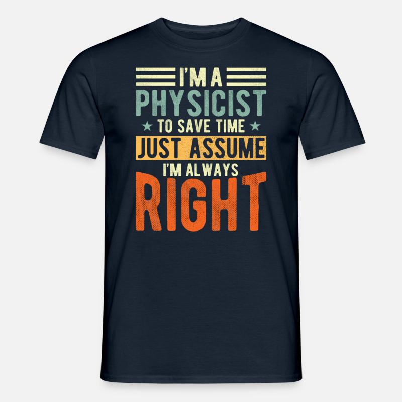 Physiker - Männer T-Shirt - Navy