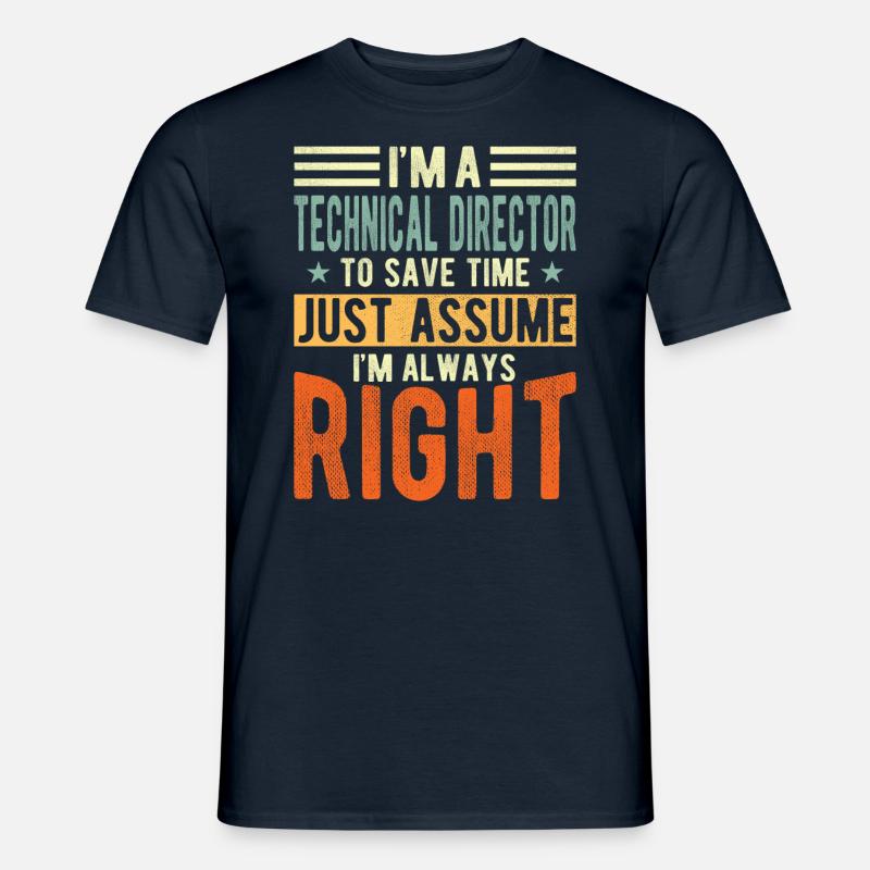 Technischer Direktor - Männer T-Shirt - Navy