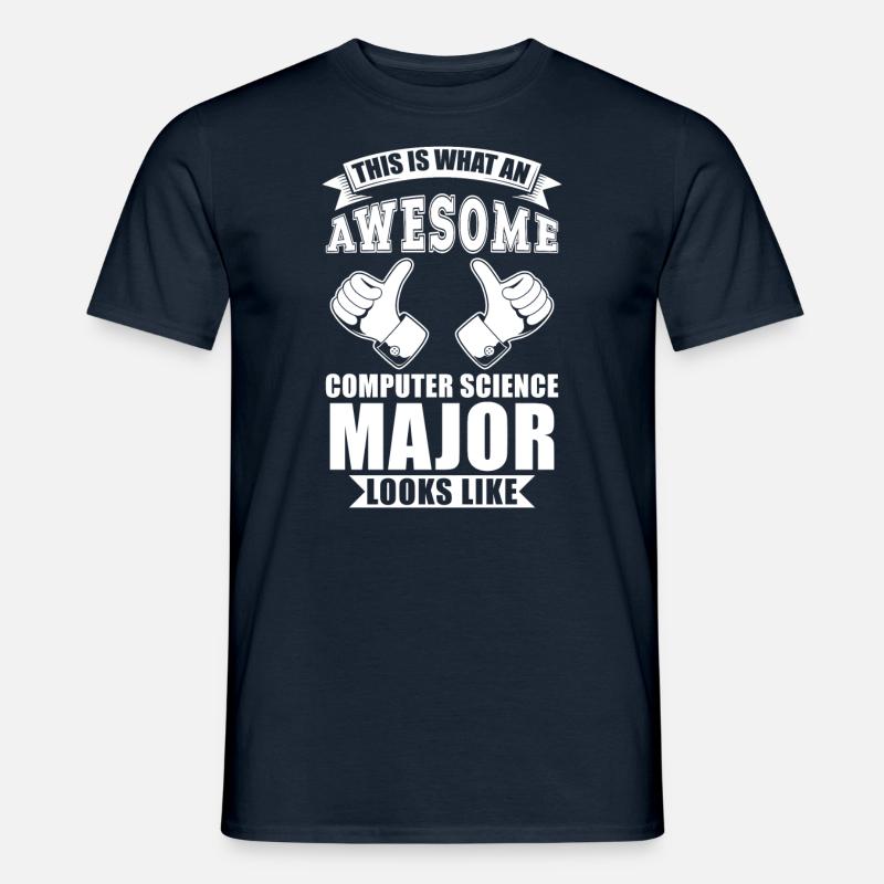 Informatik Abschluss - Männer T-Shirt - Navy