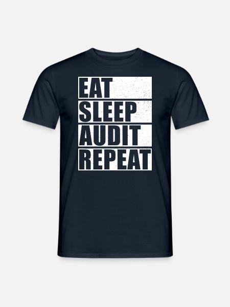 Buchhalter Spruch Steuersaison - Männer T-Shirt - Navy