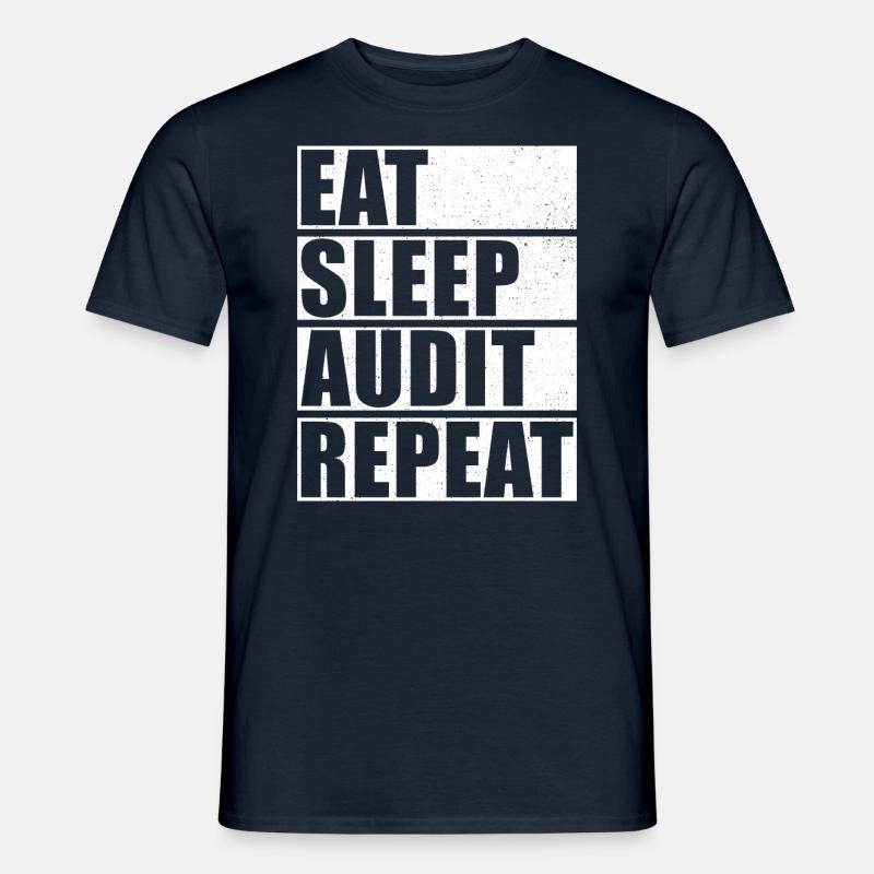 Buchhalter Spruch Steuersaison - Männer T-Shirt - Navy