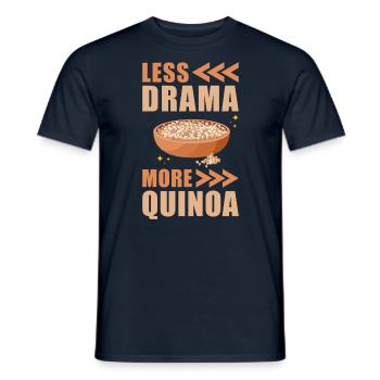 Dicton du quinoa - T-shirt homme - marine - Devant - AI Model Male 178 light (178cm)