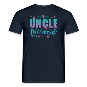 Oncle Sirène - T-shirt homme - marine - Devant - AI Model Male 178 light (178cm)