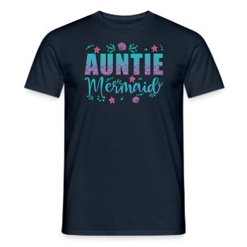 Tante Sirène - T-shirt homme - marine - Devant - AI Model Male 178 light (178cm)