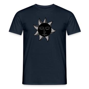 Sun Gothic - Men's T-Shirt - navy - Front - AI Model Male 178 light (178cm)