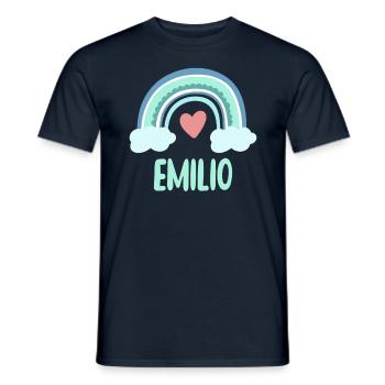 Emilio Nom Rainbow Baby - T-shirt homme - marine - Devant - AI Model Male 178 light (178cm)