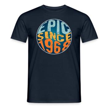 Épique depuis 1968 - T-shirt homme - marine - Devant - AI Model Male 178 light (178cm)