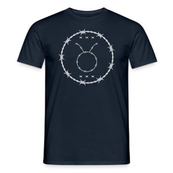 Stier Sternzeichen - Männer T-Shirt - Navy - Vorne - AI Model Male 178 light (178cm)
