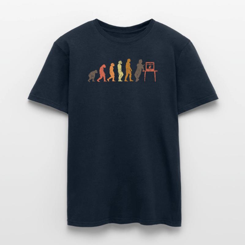3D Printer Evolution 3D Printer Retro Men's T-Shirt