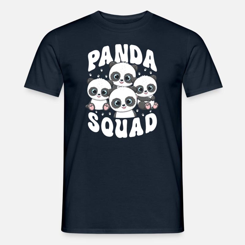 Panda Squad - Men’s T-shirt - navy