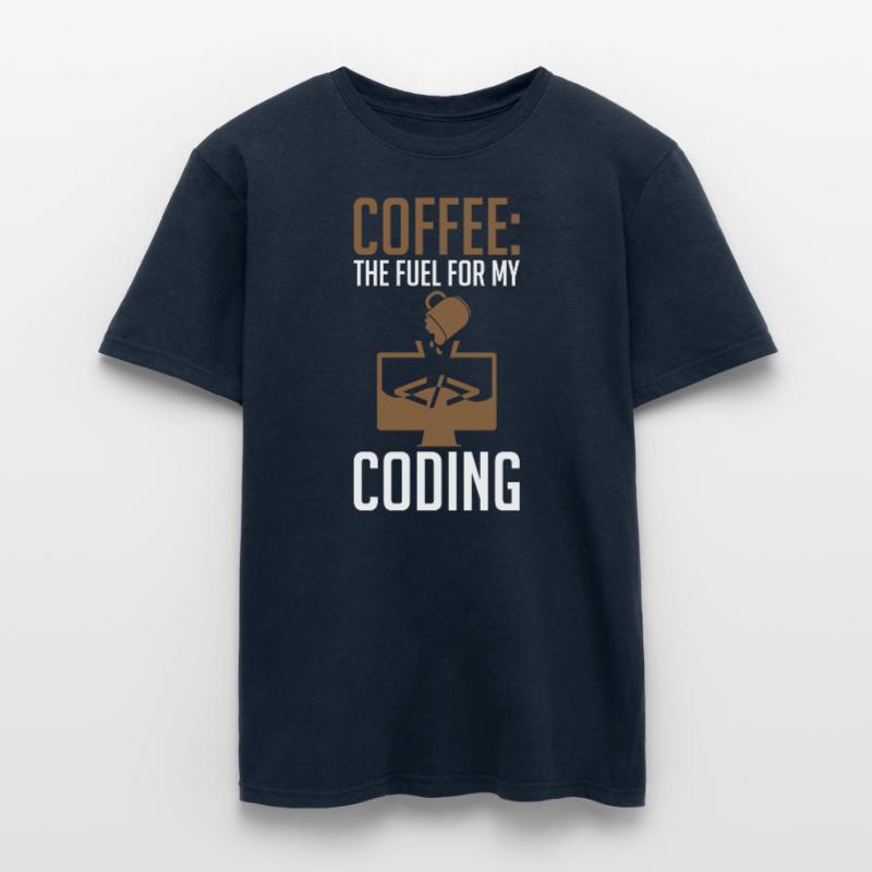 Coder Coffee The fuel for my coding Men's T-shirt