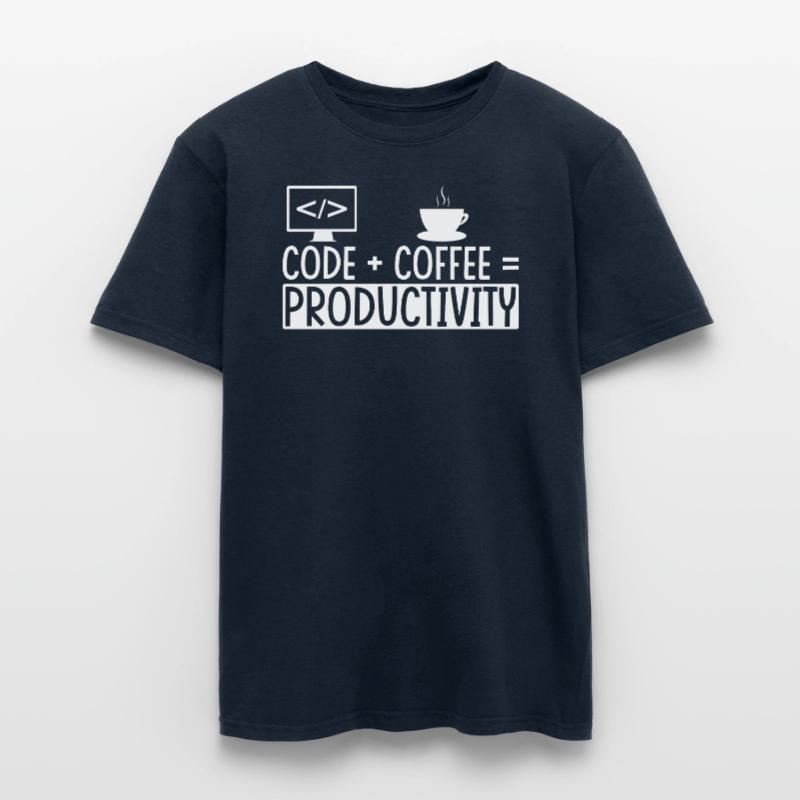 Coder Kaffee Geschenk Männer T-Shirt