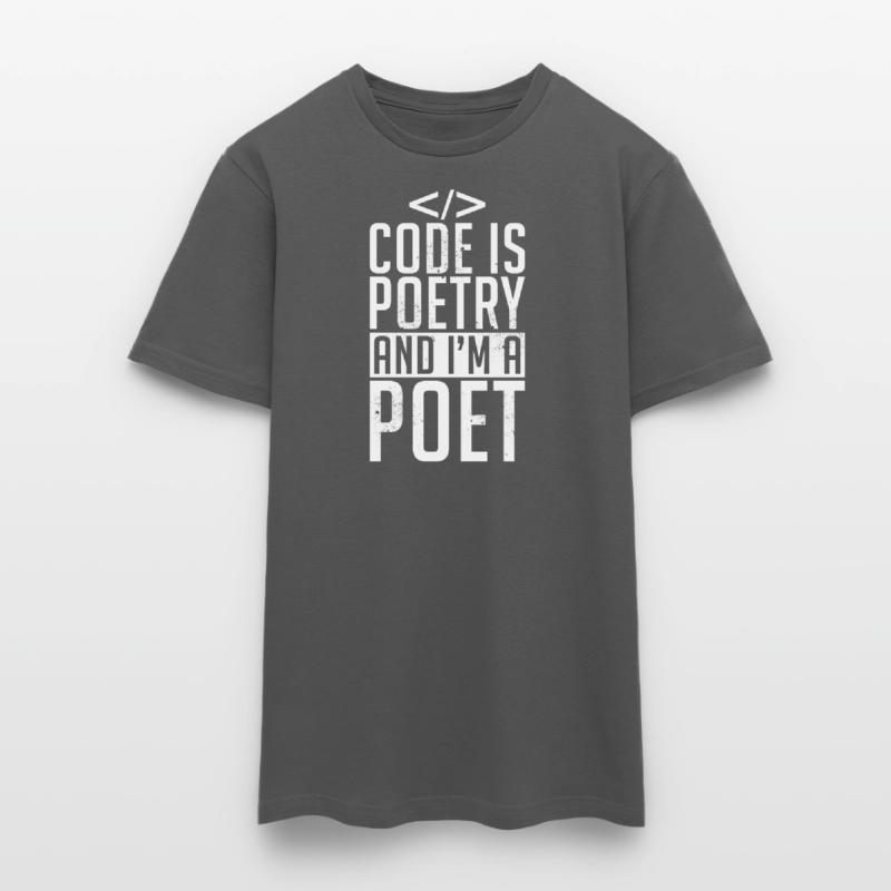 Programmierer Entwickler Coder Code Männer T-Shirt
