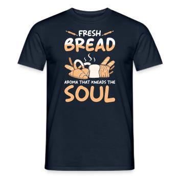 Bread Baker Baking - Men's T-Shirt - navy - Front - AI Model Male 178 light (178cm)