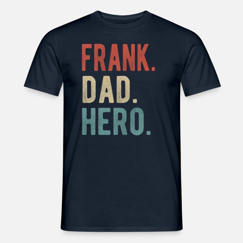 Frank Papa Held - Männer T-Shirt - Navy