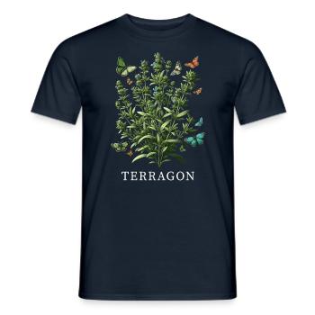 Herbes Herboriste Plante Jardinage Jardinier Botanique - T-shirt homme - marine - Devant - AI Model Male 178 light (178cm)