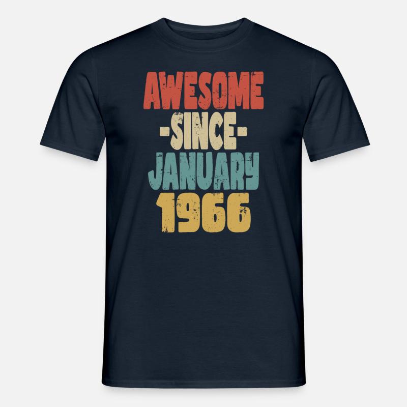 Fantastischer Januar 1958 - Männer T-Shirt - Navy