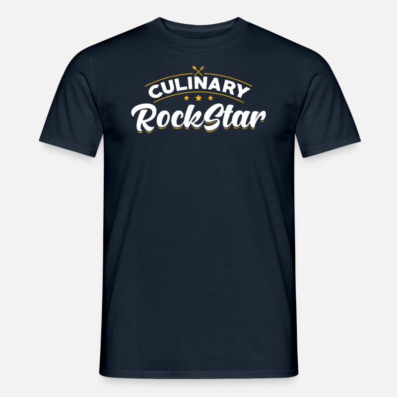 Chefkoch Kochen Kochen - Männer T-Shirt - Navy