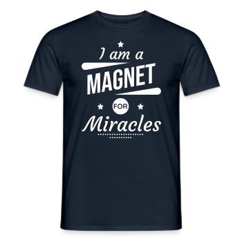Citations inspirantes d’affirmations positives - T-shirt homme - marine - Devant - AI Model Male 178 light (178cm)