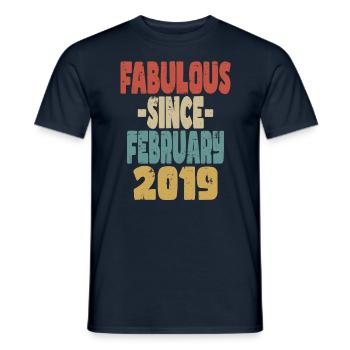Fabuleux février 2019 - T-shirt homme - marine - Devant - AI Model Male 178 light (178cm)