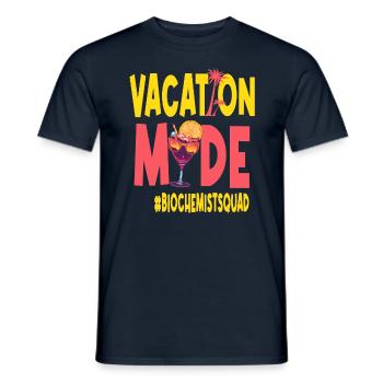 Biochimiste Vacances Mode Vacy Biochemistsquad - T-shirt homme - marine - Devant - AI Model Male 178 light (178cm)