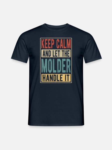 Molder Retro Geschenk - Männer T-Shirt - Navy