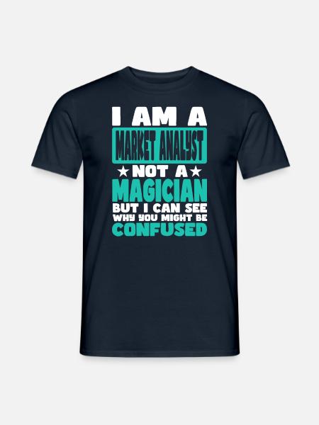 Analyste de marché - T-shirt homme - marine