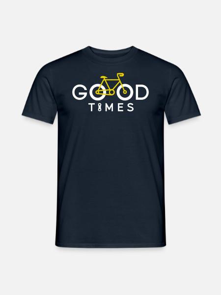 Good Times Shirt für MTB Fahrer - Männer T-Shirt - Navy