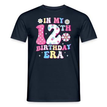 Welcome to the 12th Birthday Age - Men's T-Shirt - navy - Front - AI Model Male 178 light (178cm)