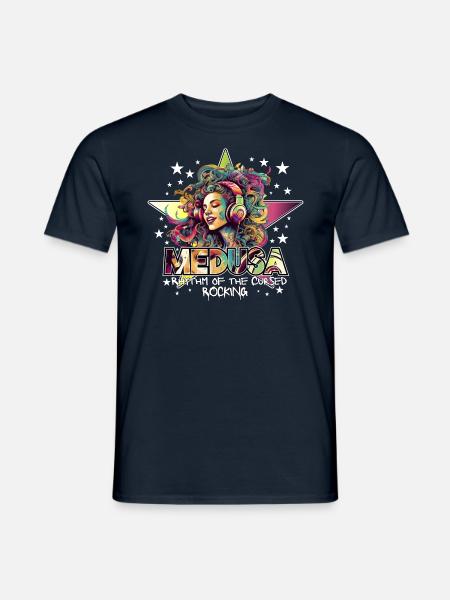 Medusa Rocking - Men's T-Shirt - navy