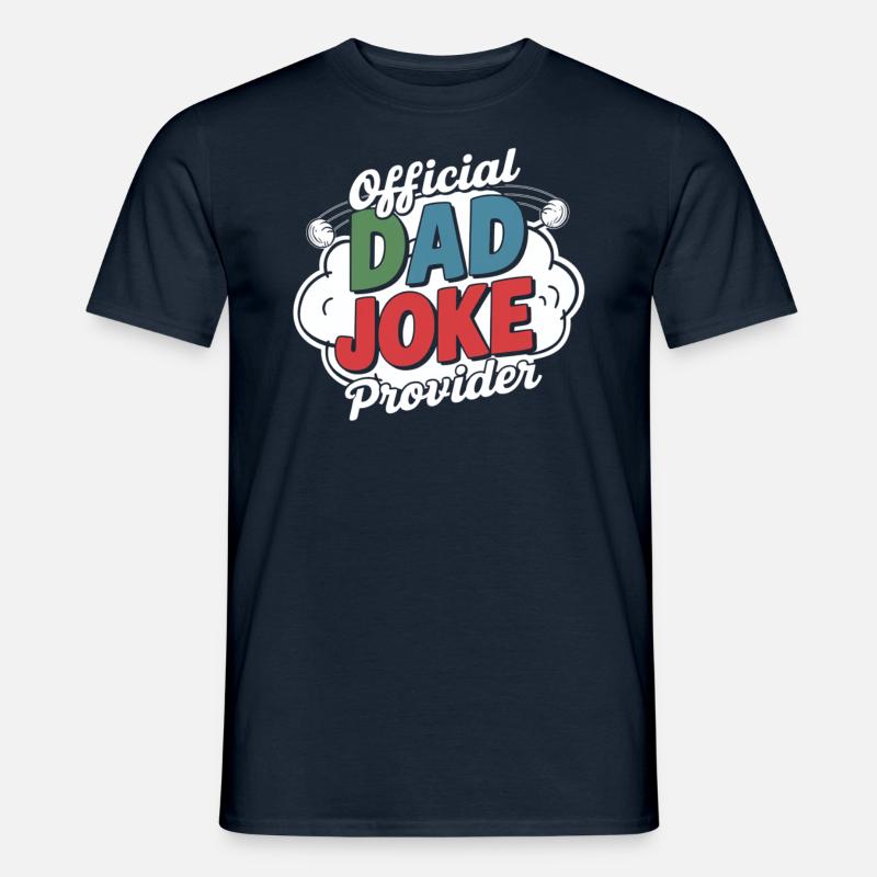 Offizieller Dad Joke Versorger - Männer T-Shirt - Navy