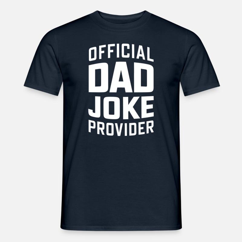 Offizieller Dad Joke Versorger - Männer T-Shirt - Navy