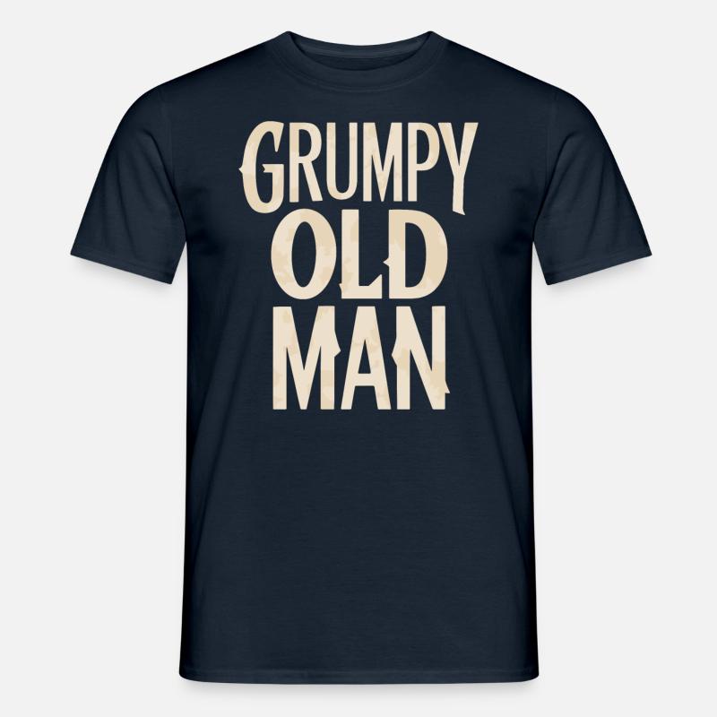 Grumpy Old Man Unverwechselbarer Stil - Männer T-Shirt - Navy
