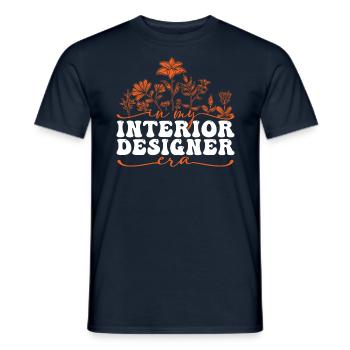 In My Interior Designer Era - Männer T-Shirt - Navy - Vorne - AI Model Male 178 light (178cm)