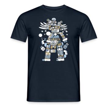 Mayan God Mayan Mythology Itzamna - Men's T-Shirt - navy - Front - AI Model Male 178 light (178cm)