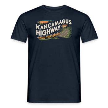 Kancamagus Highway Road Trip Squad Adventure - T-shirt homme - marine - Devant - AI Model Male 178 light (178cm)