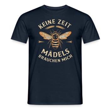 Pas de temps mes filles ont besoin de moi apiculteur - T-shirt homme - marine - Devant - AI Model Male 178 light (178cm)