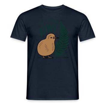 Trouvez le Kiwi qui sommeille en vous - Souvenir Nouvelle-Zélande - T-shirt homme - marine - Devant - AI Model Male 178 light (178cm)