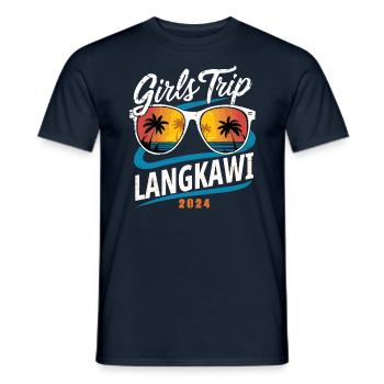 Girls Trip Langkawi 2024 - Männer T-Shirt - Navy - Vorne - AI Model Male 178 light (178cm)