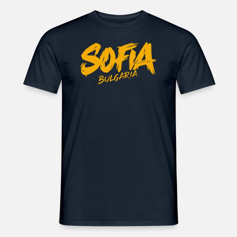 Sofia Bulgarien Souvenir - Männer T-Shirt - Navy