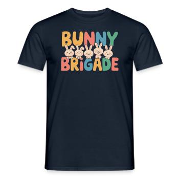 Bunnies Groups Design Bunnies Brigade - T-shirt homme - marine - Devant - AI Model Male 178 light (178cm)