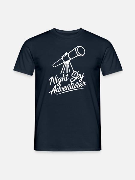 Nachthimmel-Abenteurer Amateurastronomen - Männer T-Shirt - Navy