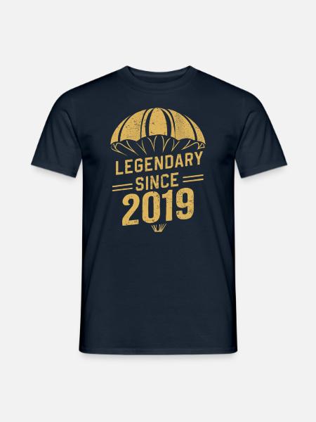 Legendär Seit 2019 - Skydiver Geburtstag Vintage - Männer T-Shirt - Navy
