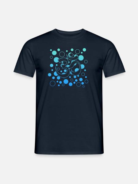 Yoga Ohmmm - Männer T-Shirt - Navy