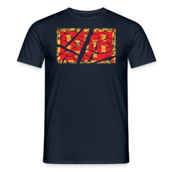 Greater Manchester VINTAGE - Männer T-Shirt - Navy - Vorne - AI Model Male 178 light (178cm)