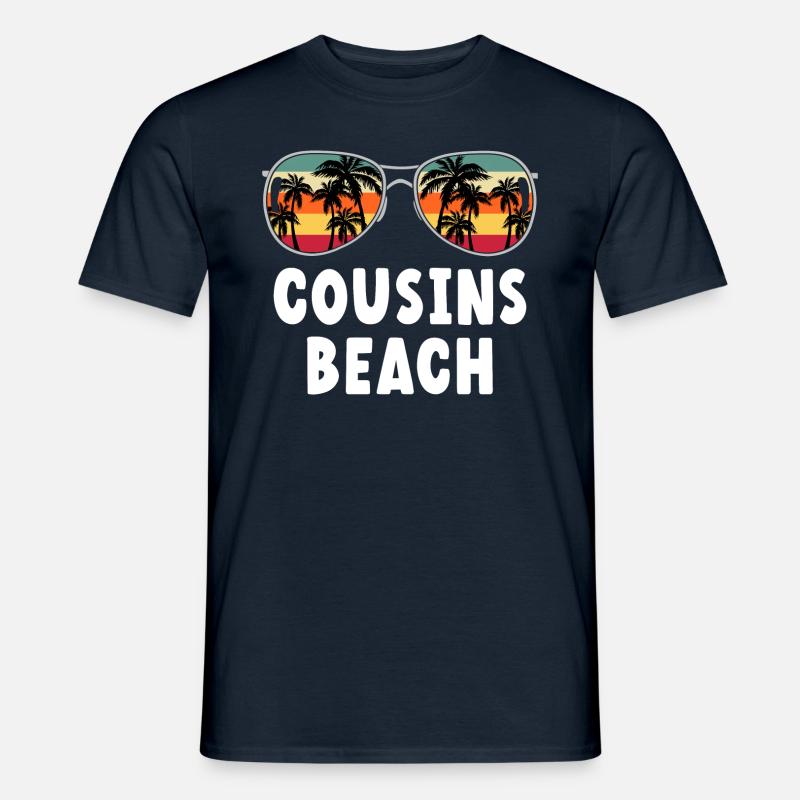 Cousins Beach - Männer T-Shirt - Navy