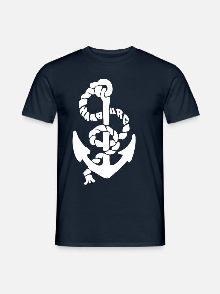 Hamburg Anker - Männer T-Shirt - Navy