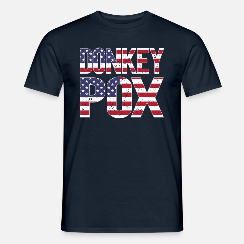 Donkey Pox - Männer T-Shirt - Navy